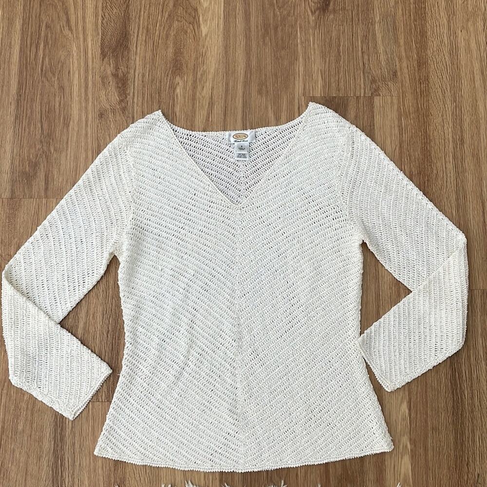 Talbots Hand Knit Sweater Top Size Small